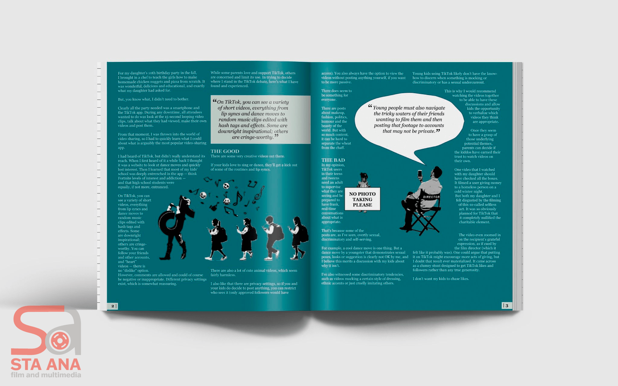 Magazine Pages 2-3 by Riz Sta. Ana