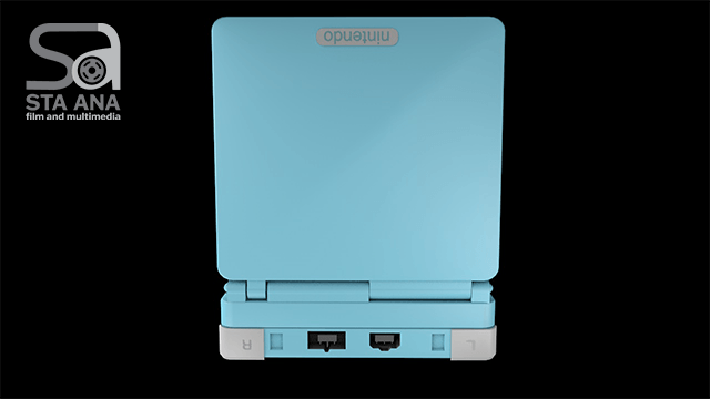 Game Boy Advance 3D model back view by Riz Sta. Ana