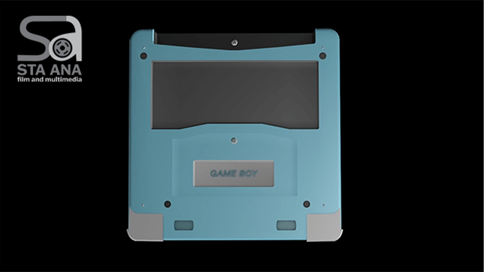 Game Boy Advance 3D model full view by Riz Sta. Ana